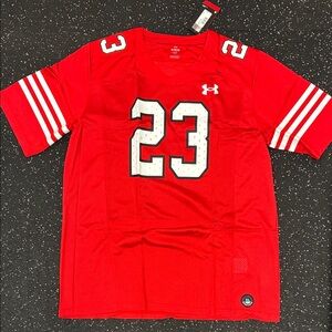 Texas Tech Under Armour Red Men’s Football Jersey with White Numbers